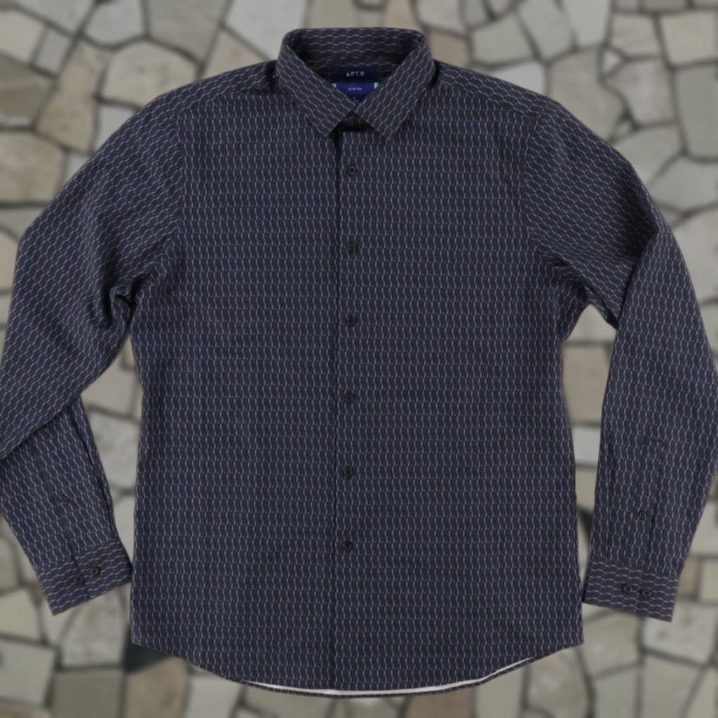 apt 9 dress shirt Mens . Premier Flex Shirt. Slim Fit Stretch Fabric 16-16.5 multiplying your outfit options APT.9 Slim Fit Long Sleeve