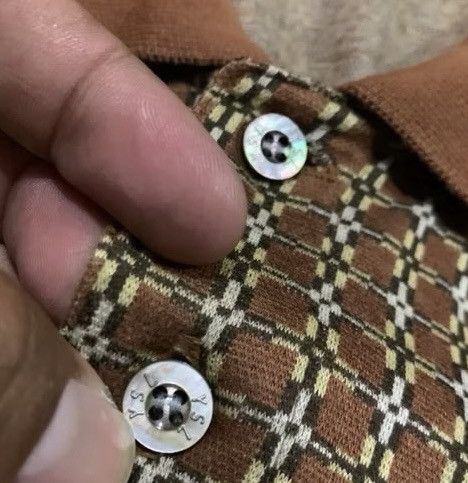 Yves Saint Laurent Yves Saint Laurent Plaid Multicolor Rugby Size US L / EU 52-54 / 3 - 4 Thumbnail