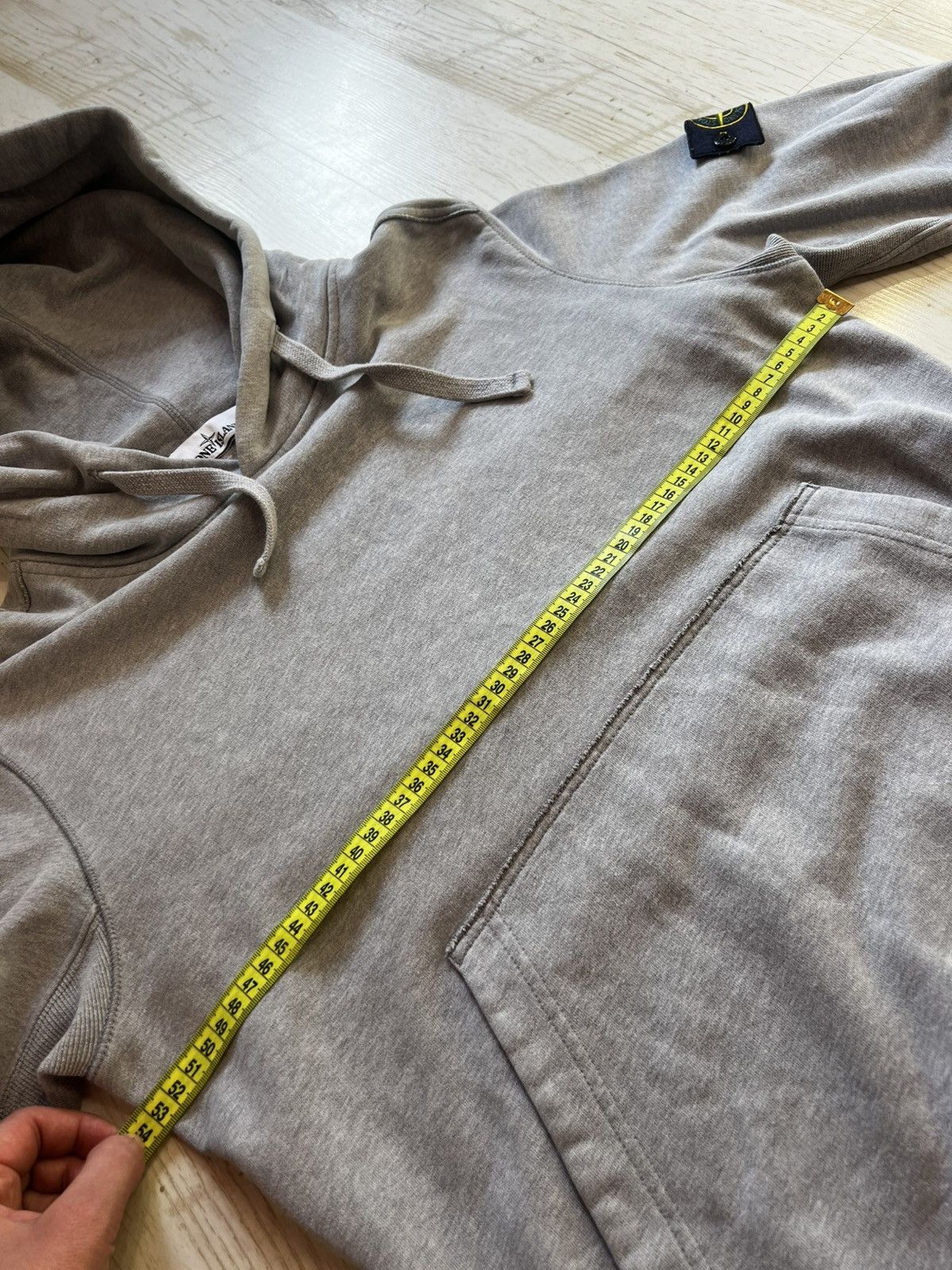 Stone Island Stone Island Grey Hoodie Size M Compass Patch Size US M / EU 48-50 / 2 - 15 Thumbnail