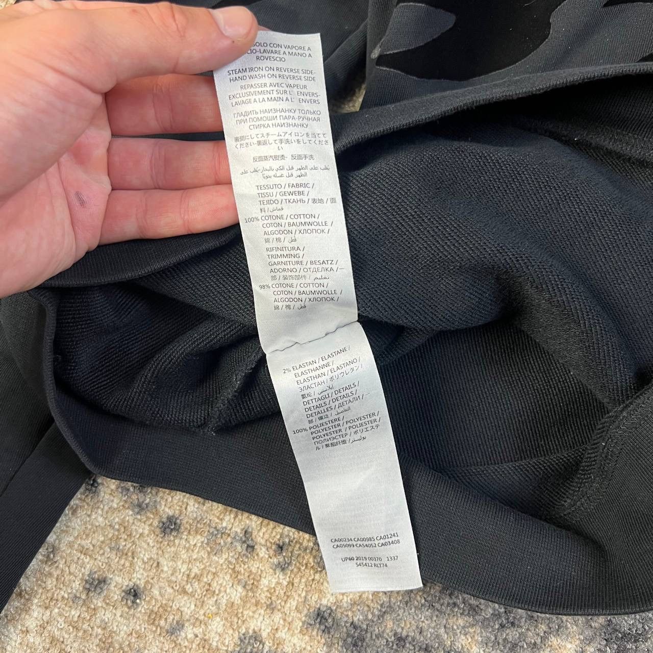 McQ Alexander McQueen Alexander McQueen Swallows Velour Multilogo Luxury Hoodie Size US S / EU 44-46 / 1 - 8 Thumbnail