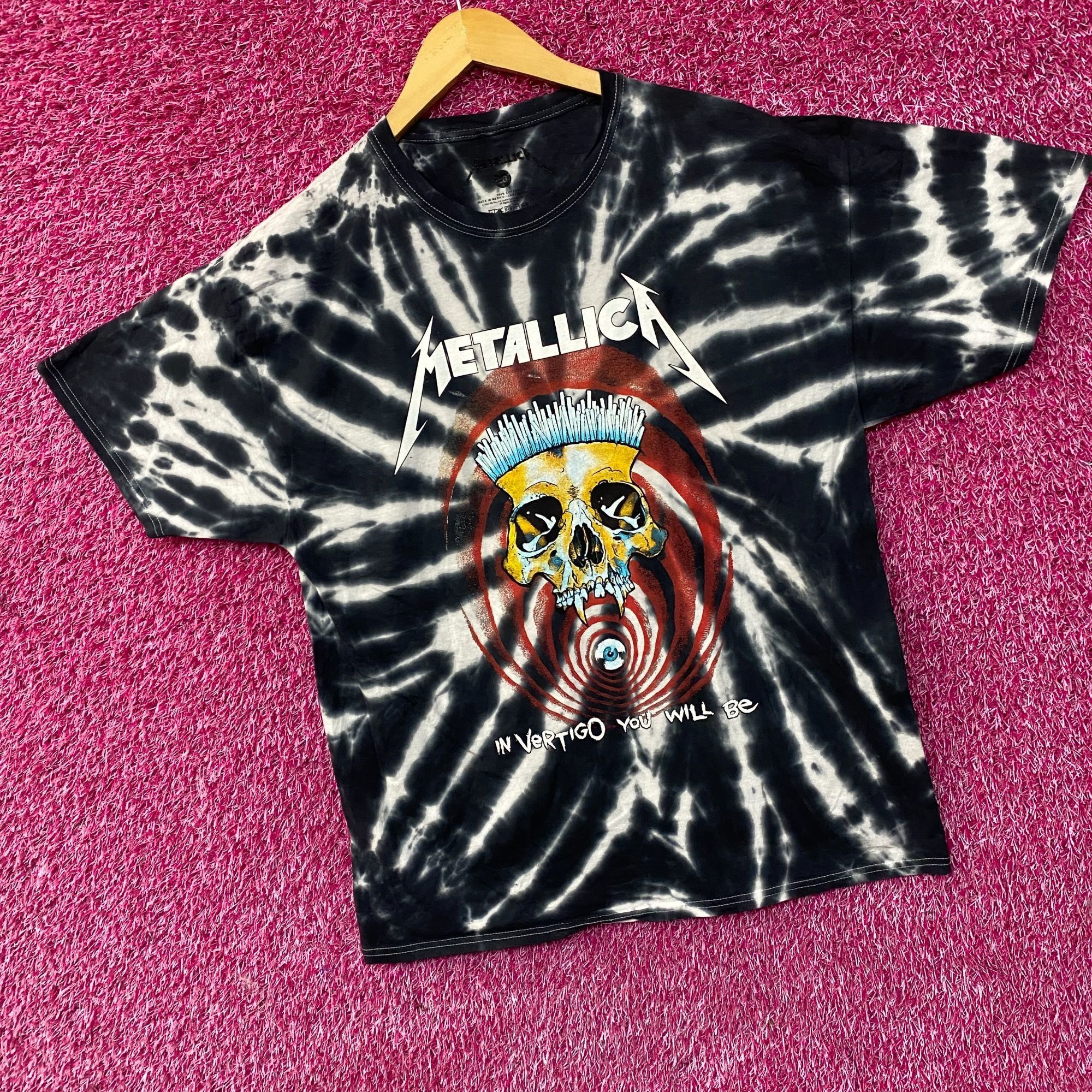 Metallica Metallica Vertigo You Will Be Rock Spiral Tie Dye T-Shirt La Size US L / EU 52-54 / 3 - 3 Thumbnail