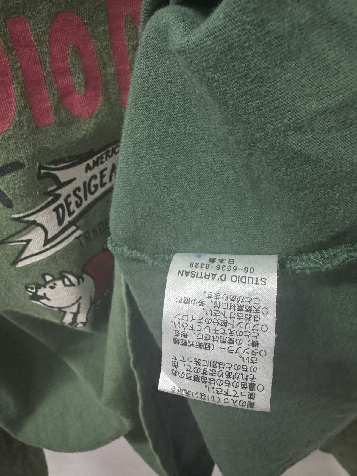 Studio D'Artisan × Vintage Vintage STUDIO D’ARTISAN JAPAN Two Pig Head L/S Shirt Size US M / EU 48-50 / 2 - 6 Thumbnail