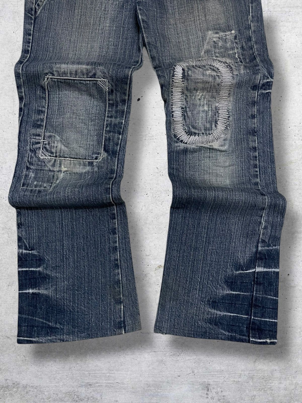 Hysteric Glamour CAMEL ROAD 90S OG JAPAN DESIGNER PATCHWORK DISTRESSED DENIM Size US 31 - 3 Thumbnail