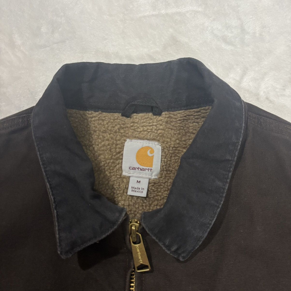 Carhartt Vintage Carhartt Sherpa-Lined Ridge Jacket C61 DKB Medium Size US M / EU 48-50 / 2 - 3 Thumbnail