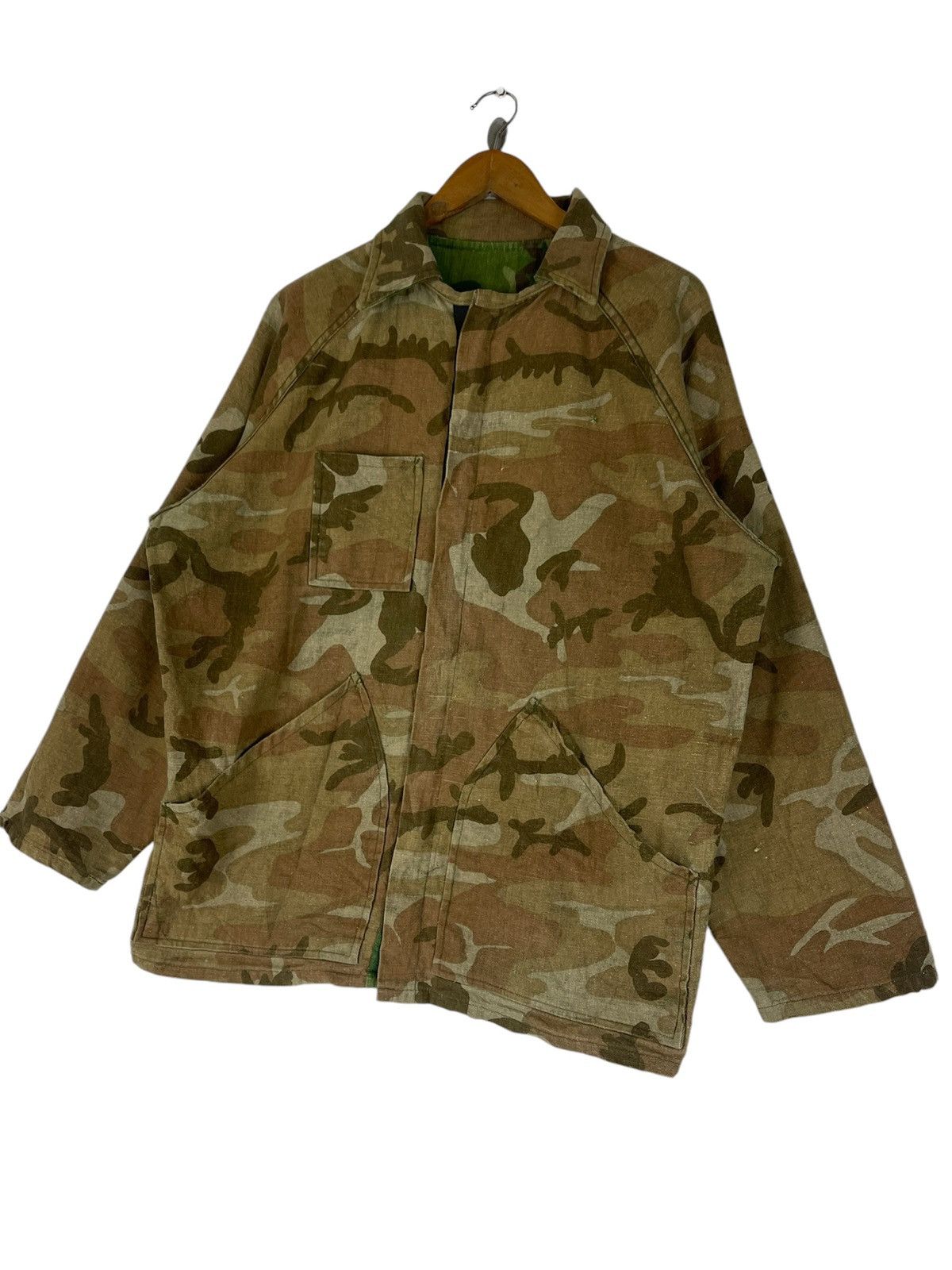 Vintage U.S ARMY REVERSIBLE MILITARY JACKET Size US XL / EU 56 / 4 - 13 Thumbnail
