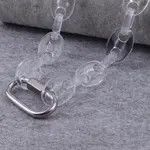 Jewelry Transparent Chain Lock Necklace Size ONE SIZE - 3 Thumbnail