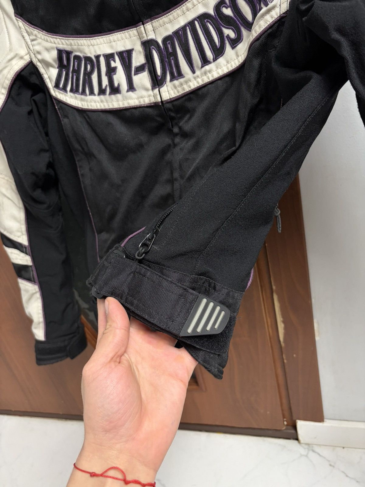 Harley Davidson Vintage Harley-Davidson Moto Tribal Shield Riding Jacket Size M / US 6-8 / IT 42-44 - 5 Thumbnail
