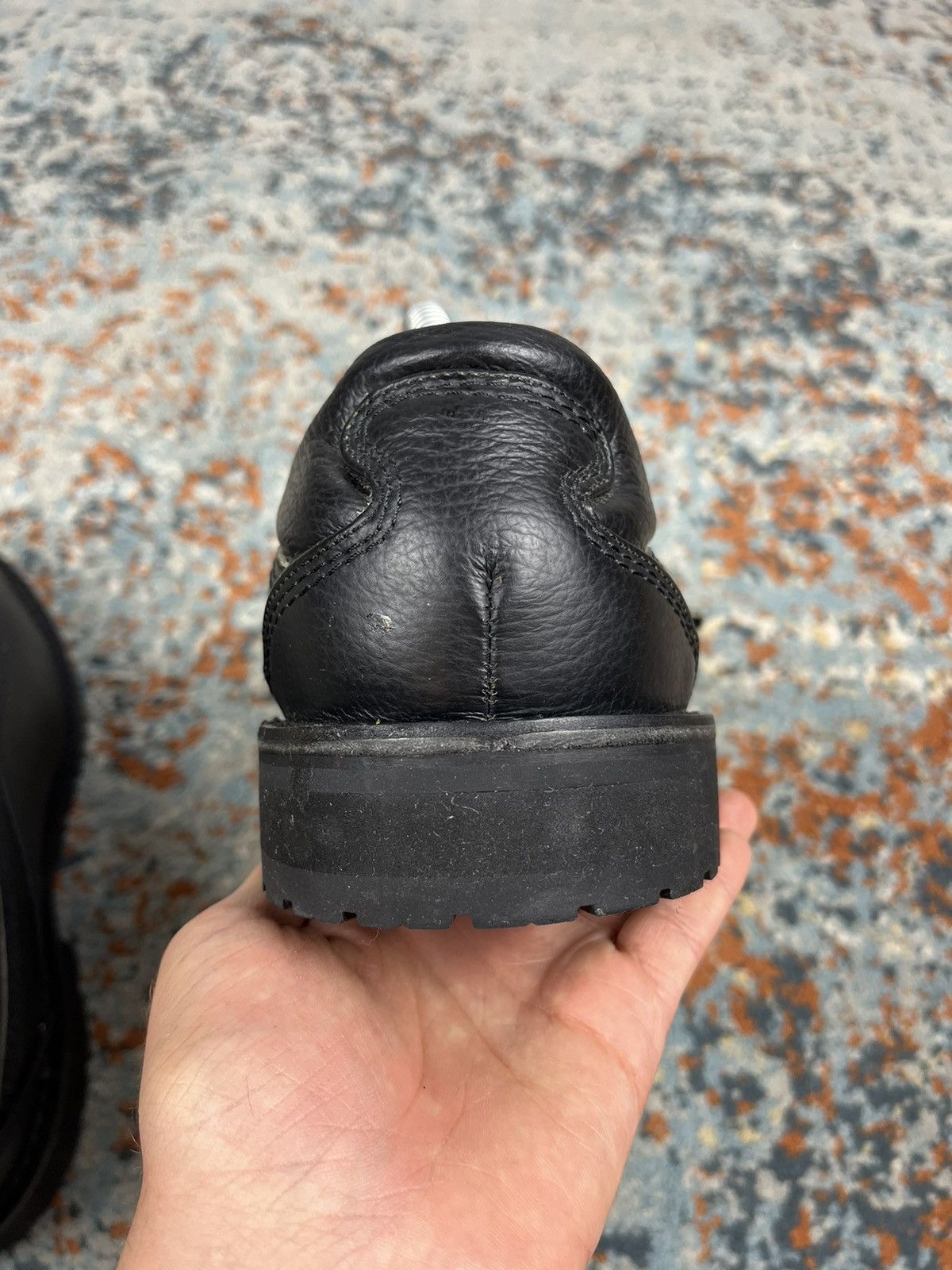Vintage Vintage y2k Huge Oversized low top boots real leather crazy Size US 7 / EU 40 - 11 Thumbnail