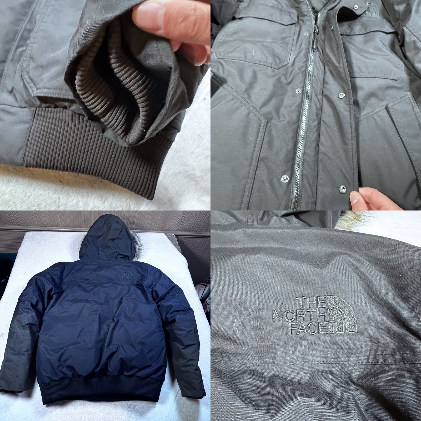 The North Face The North Face Bomber Jacket Mens M Black DryVent Insulated Winter Fur Hood Size US M / EU 48-50 / 2 - 8 Thumbnail