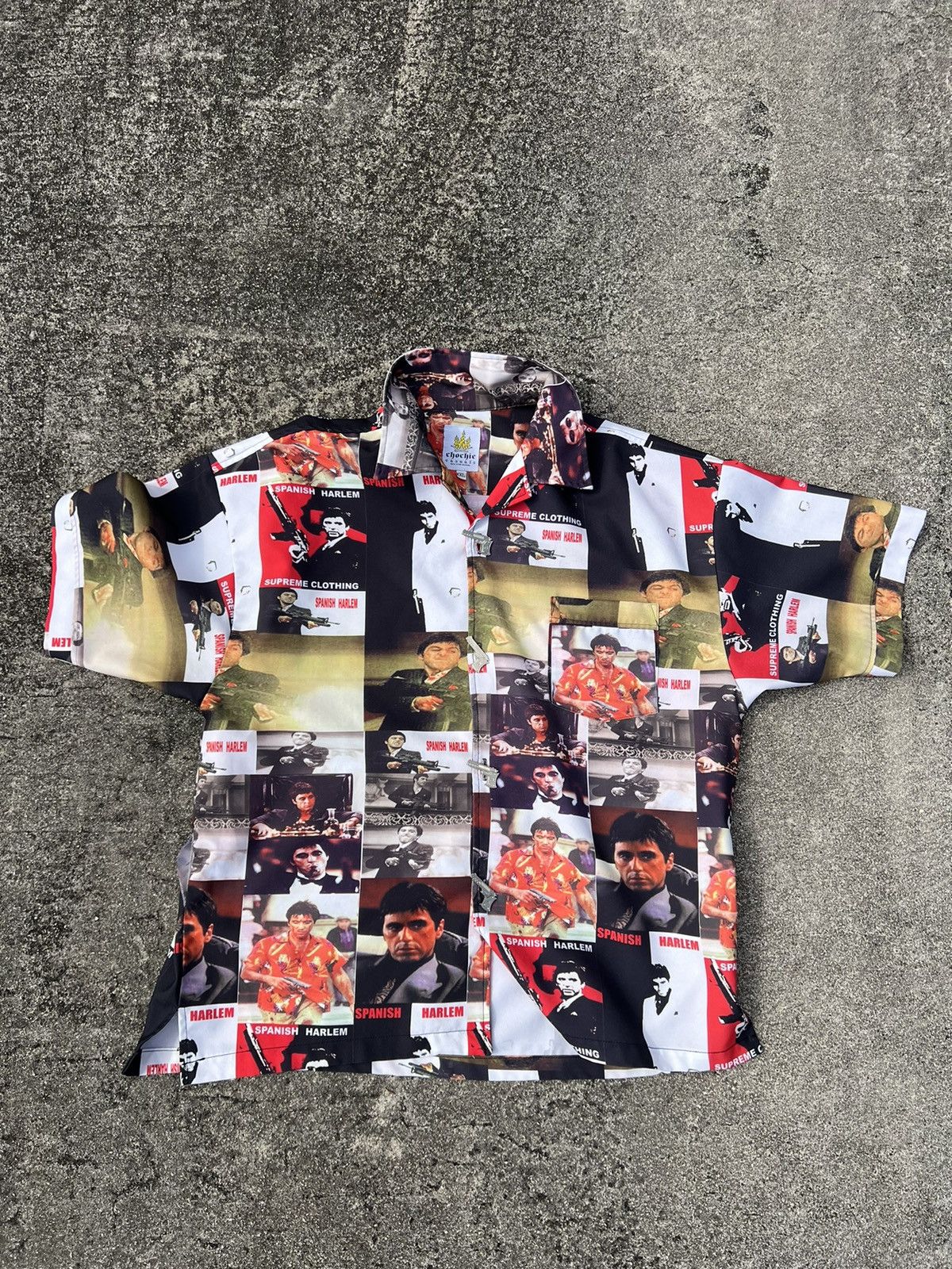 Vintage 90’s Scarface All Over Print Button Up Size US XXL / EU 58 / 5 - 1 Thumbnail