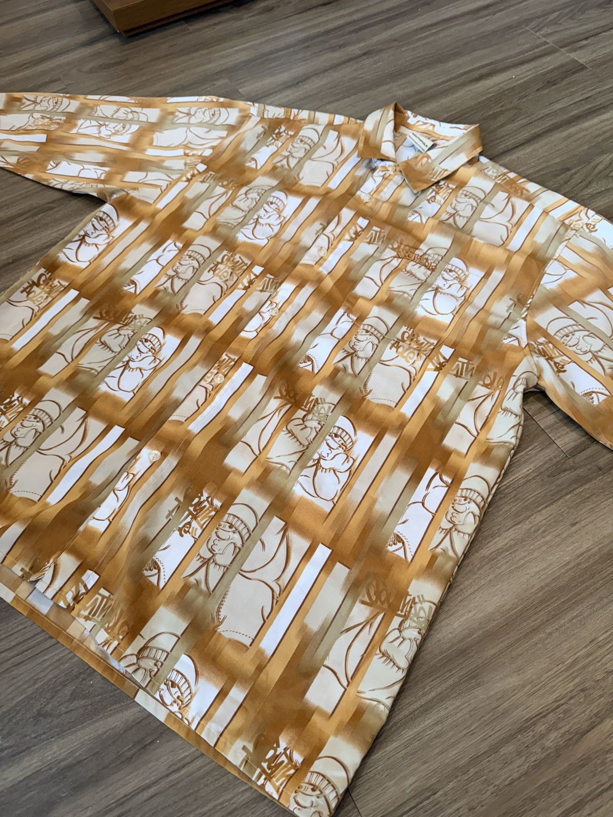 Southpole Vintage SouthPole Allover Print Button Up Long sleeve Size US XL / EU 56 / 4 - 2 Thumbnail