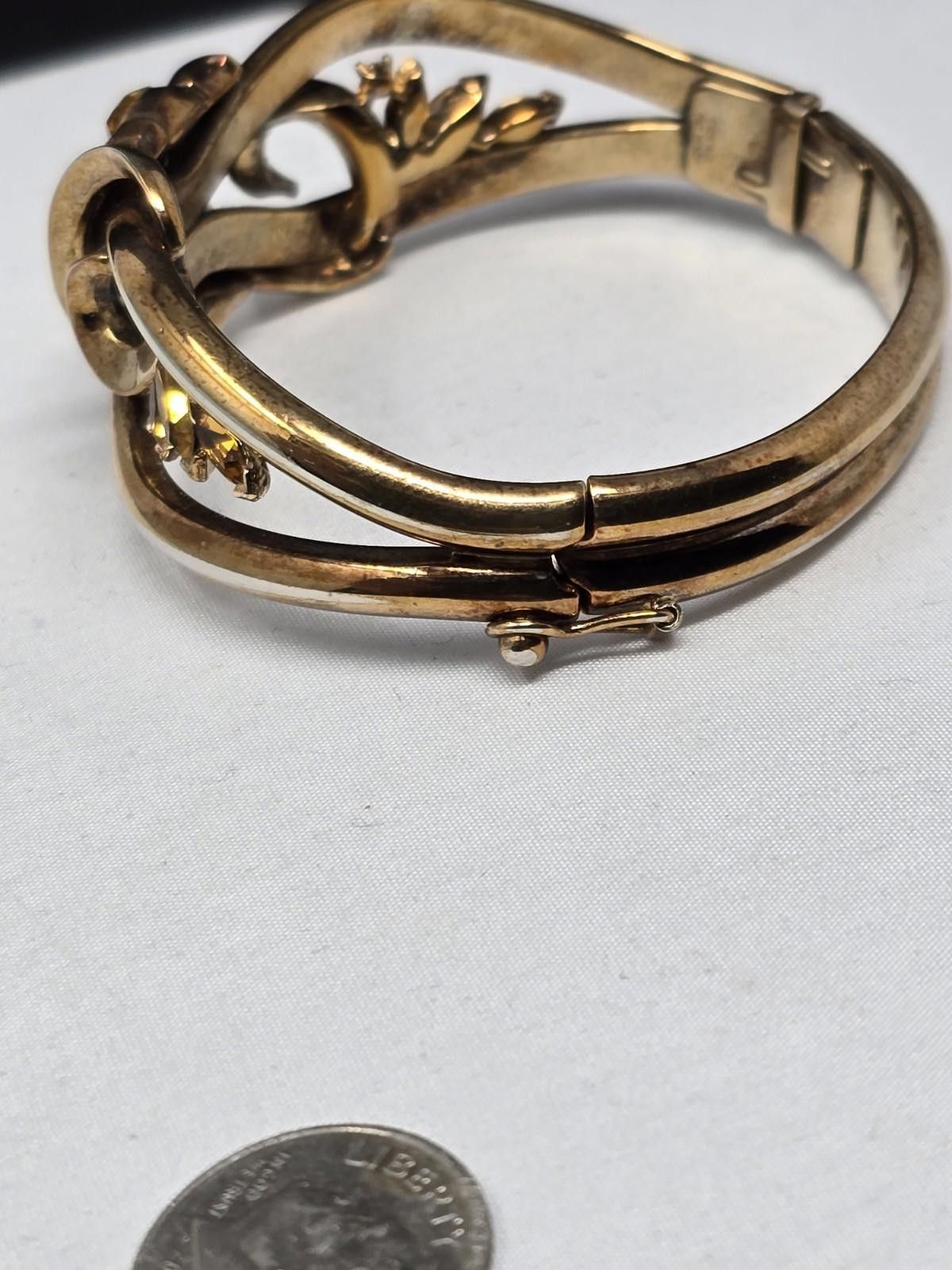 Other Vintage Trifari ALFRED PHILIPPE Baguette Rhinestone Bracelet Size ONE SIZE - 2 Thumbnail