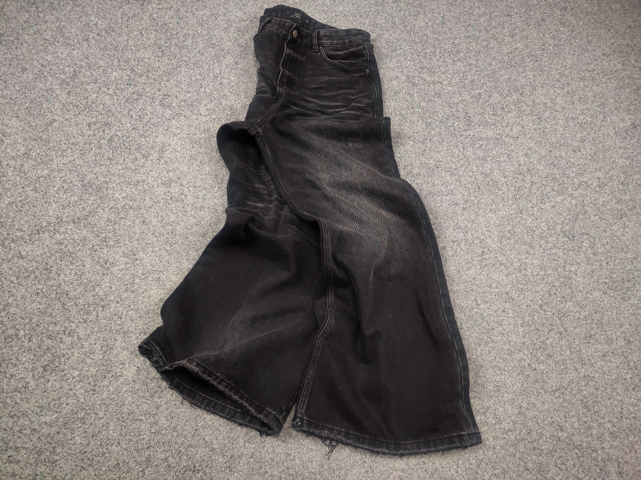 If Six Was Nine JC Official JCAESAR super baggy Black Denim Jeans LGB rick Size US 34 / EU 50 - 2 Thumbnail
