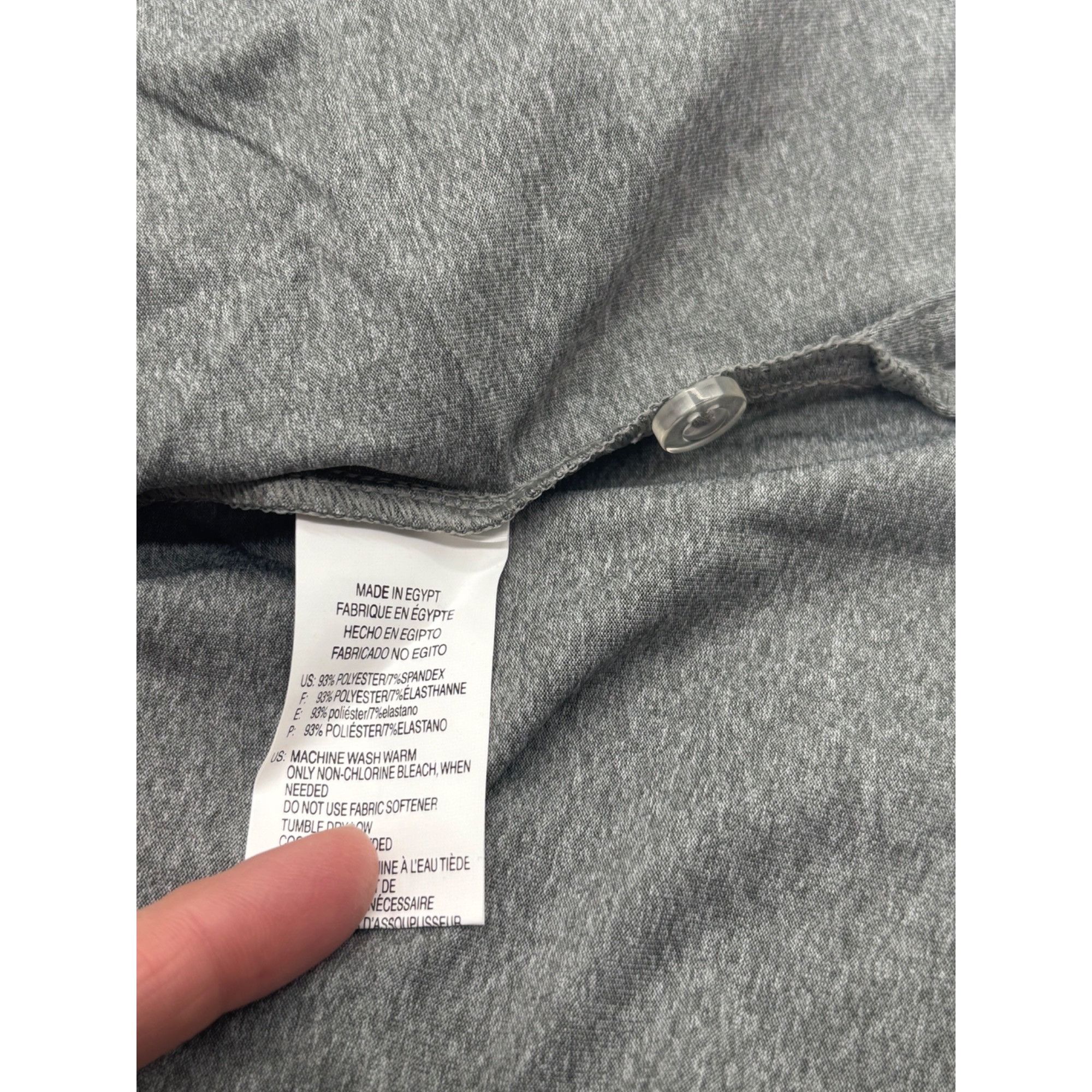 Adidas Adidas Mens Grey Golf Polo Shirt, Heather Gray, Sz. M Size US M / EU 48-50 / 2 - 7 Thumbnail