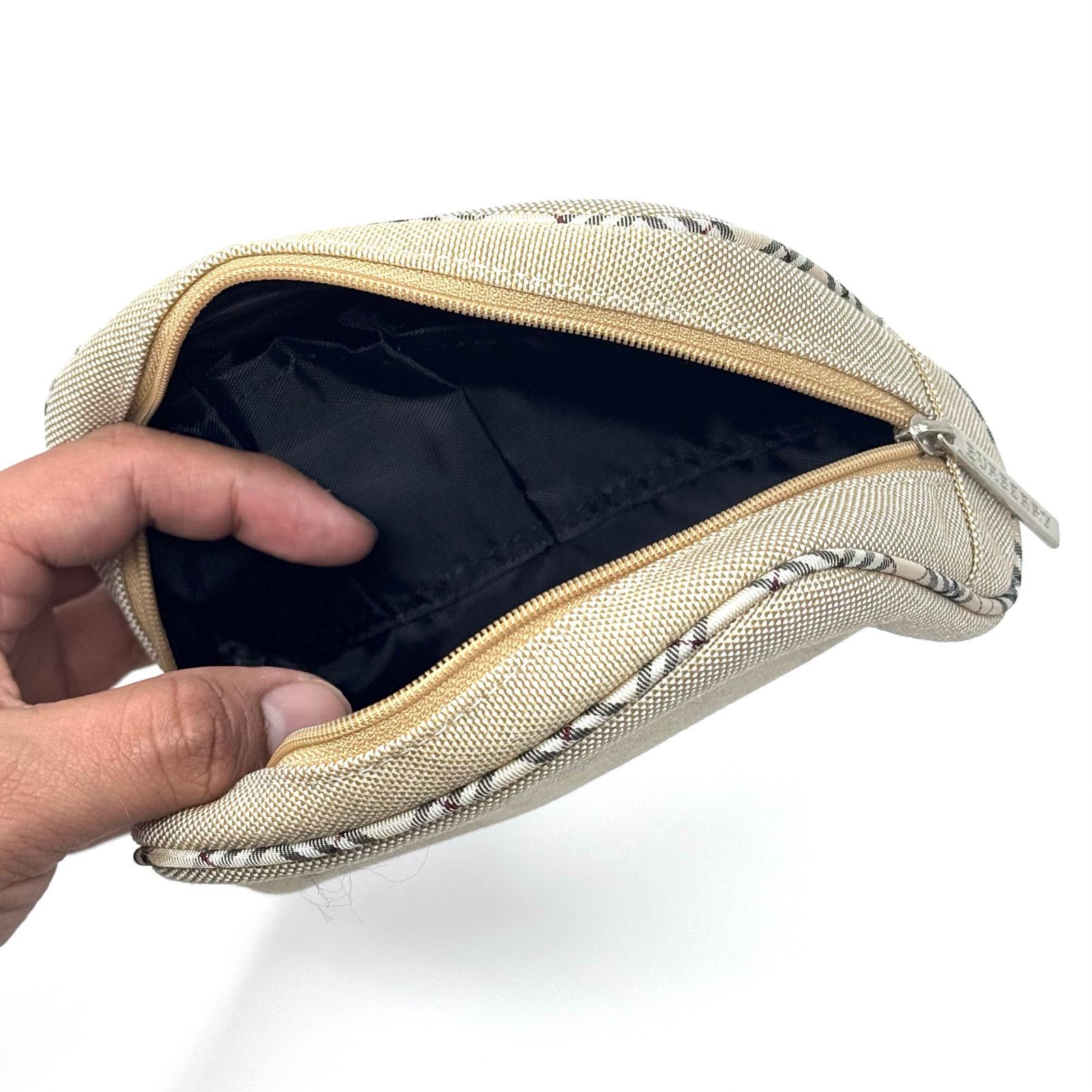 Burberry Burberry Zipper Pouch Size ONE SIZE - 4 Thumbnail
