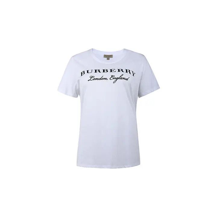 Burberry Burberry Logo Short Sleeve T-Shirt for Women 0079 Size M / US 6-8 / IT 42-44 - 1 Thumbnail
