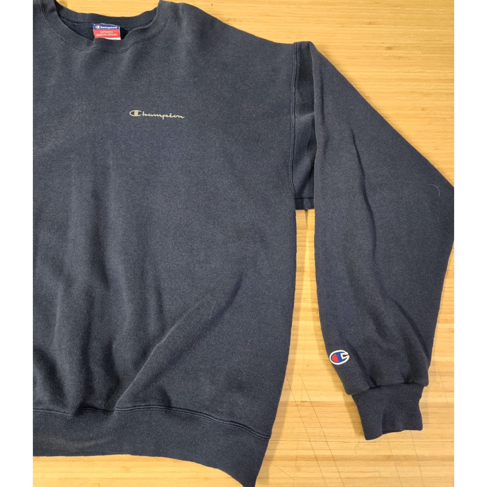 Champion Champion Sweatshirt Mens XL Navy Blue Crewneck Pullover Athletic Logo Classic Size US XL / EU 56 / 4 - 2 Thumbnail
