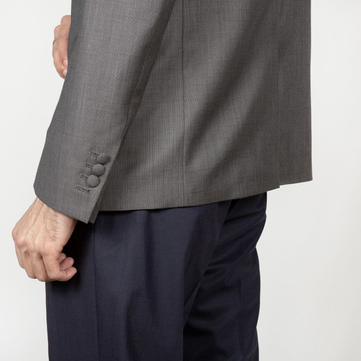 The Kooples $595 The Kooples Wool Suit Jacket with Micro Polka Dots Size 38R - 4 Thumbnail
