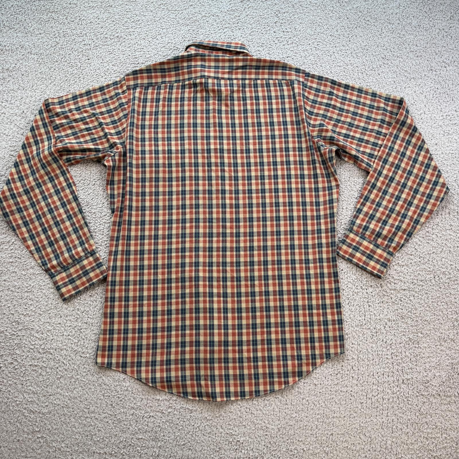 Lee Vintage Lee Plaid Button Up Shirt Mens M Check Long Sleeve Size US M / EU 48-50 / 2 - 2 Thumbnail