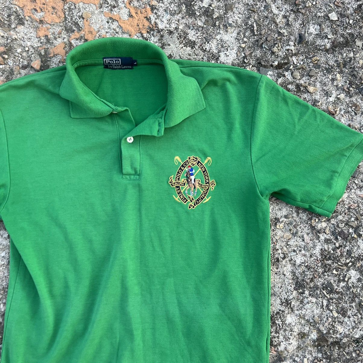 Polo Ralph Lauren × Vintage Vintage Polo Ralph Lauren Polo T Shirt Rugby Big Logo Faded Size US L / EU 52-54 / 3 - 4 Thumbnail