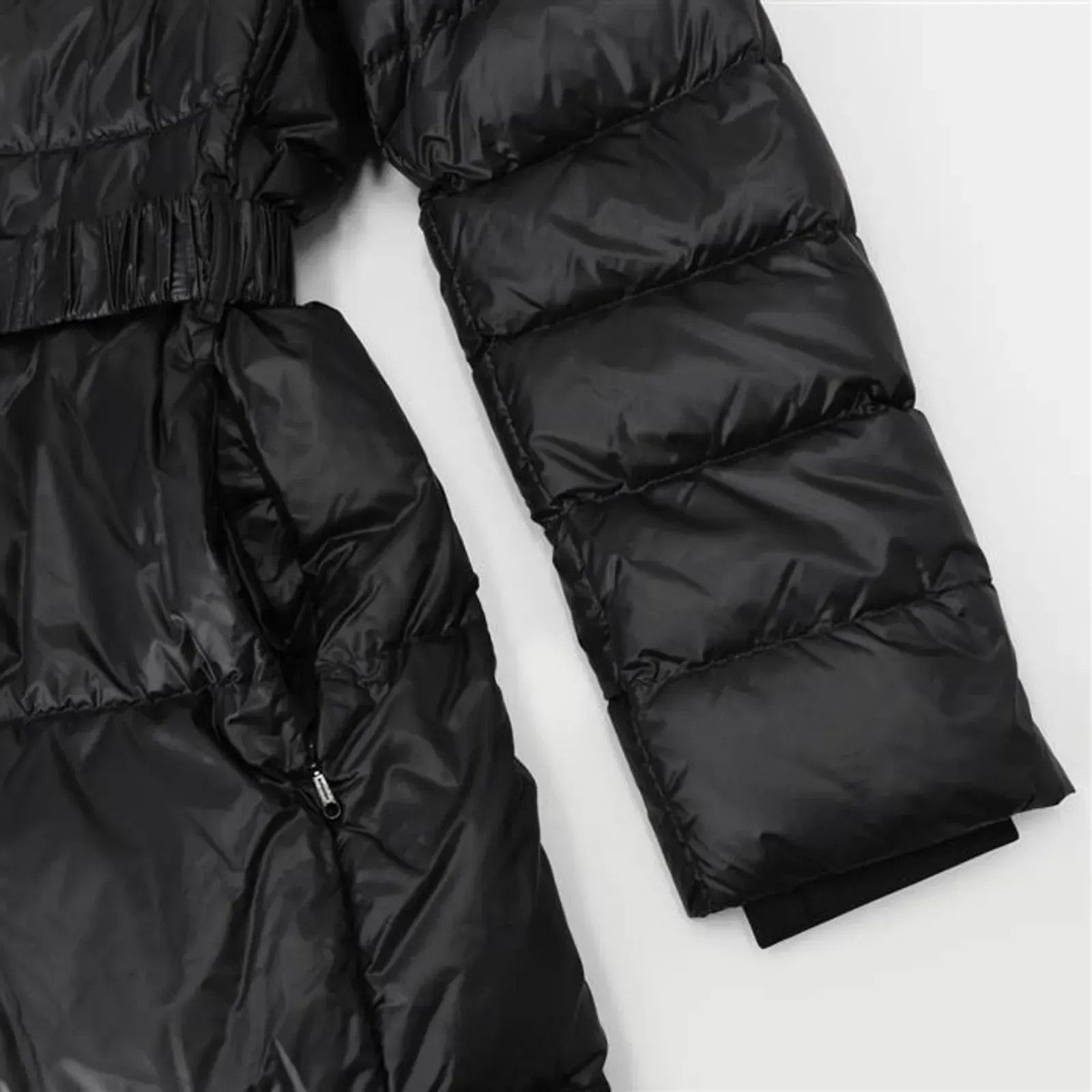 Burberry o1w1db10326 Long Padded Down Coat in Black Size XL / US 12-14 / IT 48-50 - 7 Thumbnail