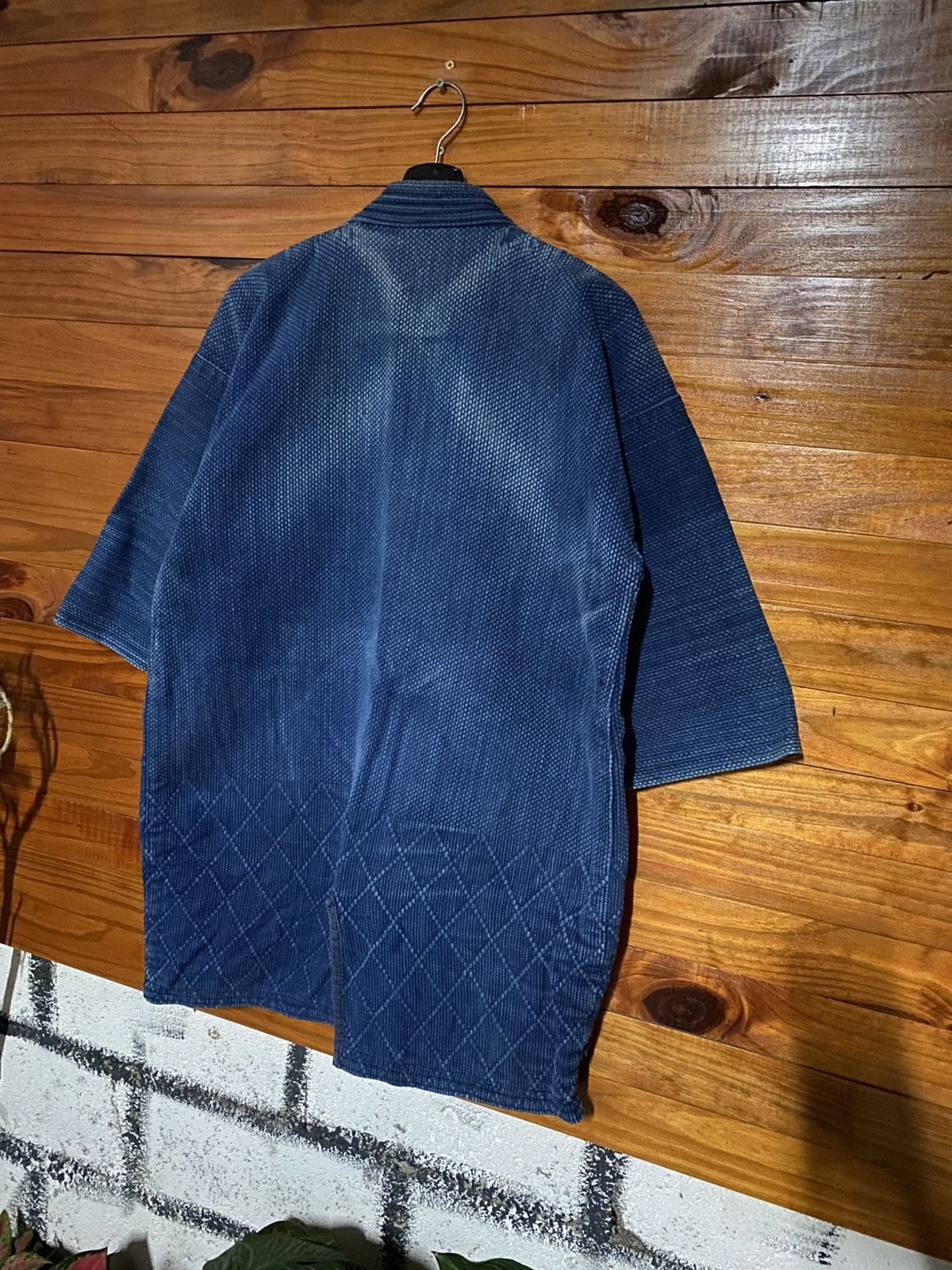 Indigo Vintage Indigo Kendo Gi Jacket | Traditional Keikogi | Boro Size US M / EU 48-50 / 2 - 13 Thumbnail