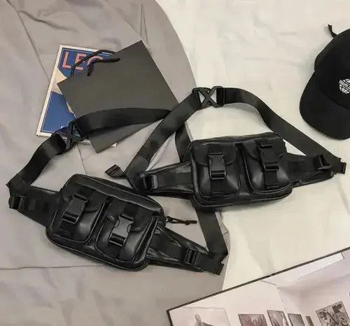 Japanese Brand Y2k side shoulder belt fanny pack sling bag military Size ONE SIZE - 4 Thumbnail