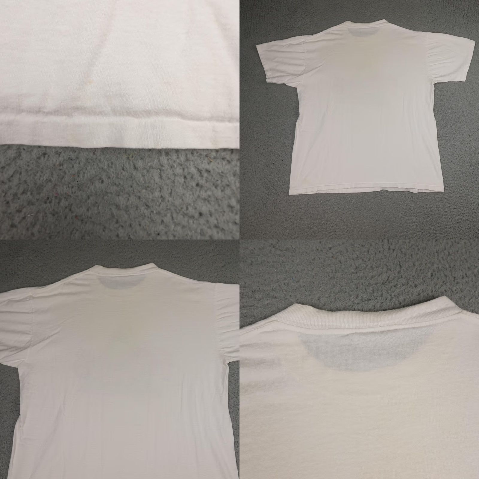 Vintage VINTAGE Oneita Shirt Mens XL White Graphic Print 90s Retro Athletic Crew Neck Short Sleeve T-Shirt Visually Pre-Owned Size US XL / EU 56 / 4 - 8 Thumbnail