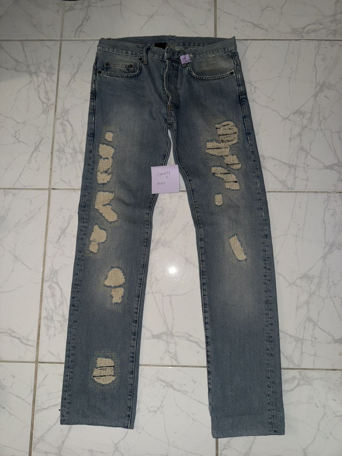 Dior × Hedi Slimane Dior Homme SS06 “Crash Denim” | Grailed