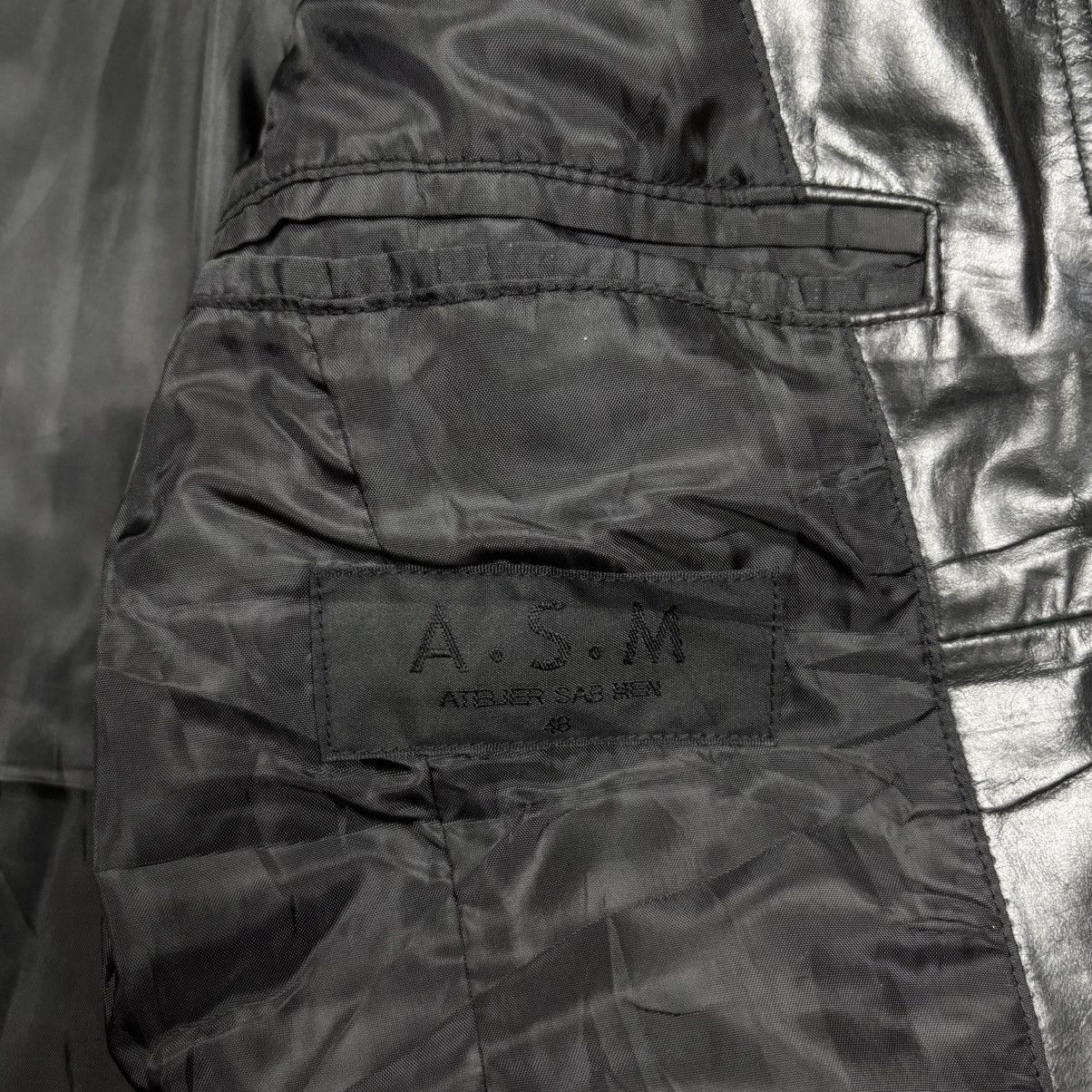 Ekam 2000s Atelier Sab - Rider Burned Leather Jacket Size US M / EU 48-50 / 2 - 15 Thumbnail