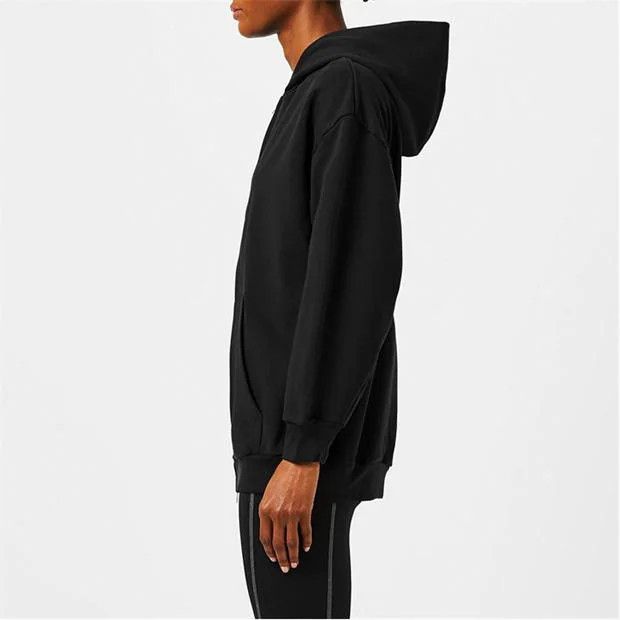 Balenciaga o1g2r1mq0924 Cotton Jersey Zip Up Hoodies in Washed Black Size XS / US 0-2 / IT 36-38 - 4 Thumbnail