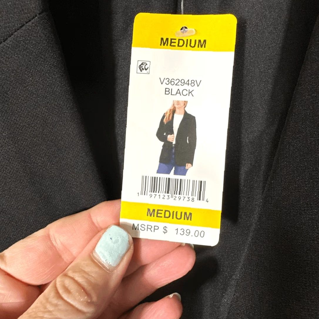 Vince Camuto Vince Camuto Blazer Womens Medium Black New with tags One Button Work Weekend Blazer Womens M Black Sport Coat Ladies Men? Size M / US 6-8 / IT 42-44 - 3 Thumbnail