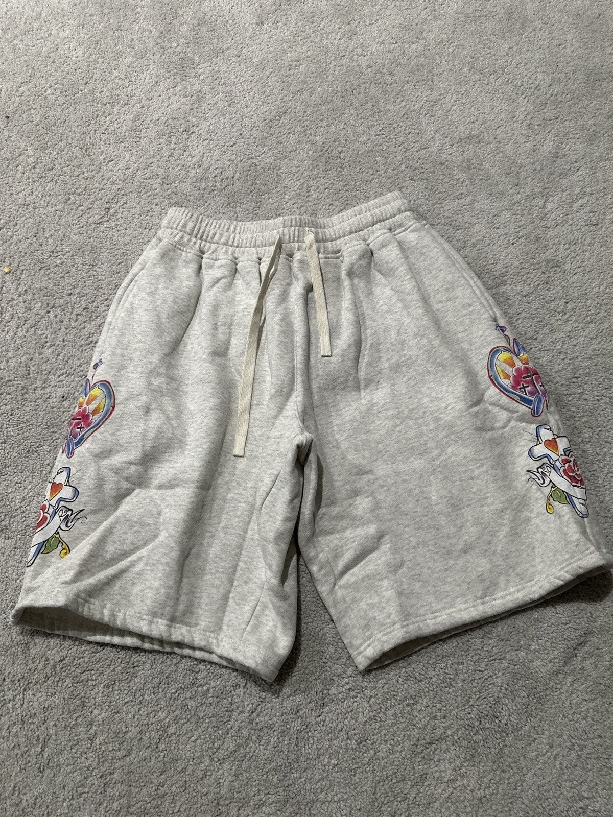 Other Righteous Grey Jesus Shorts Size US 32 / EU 48 - 1 Thumbnail