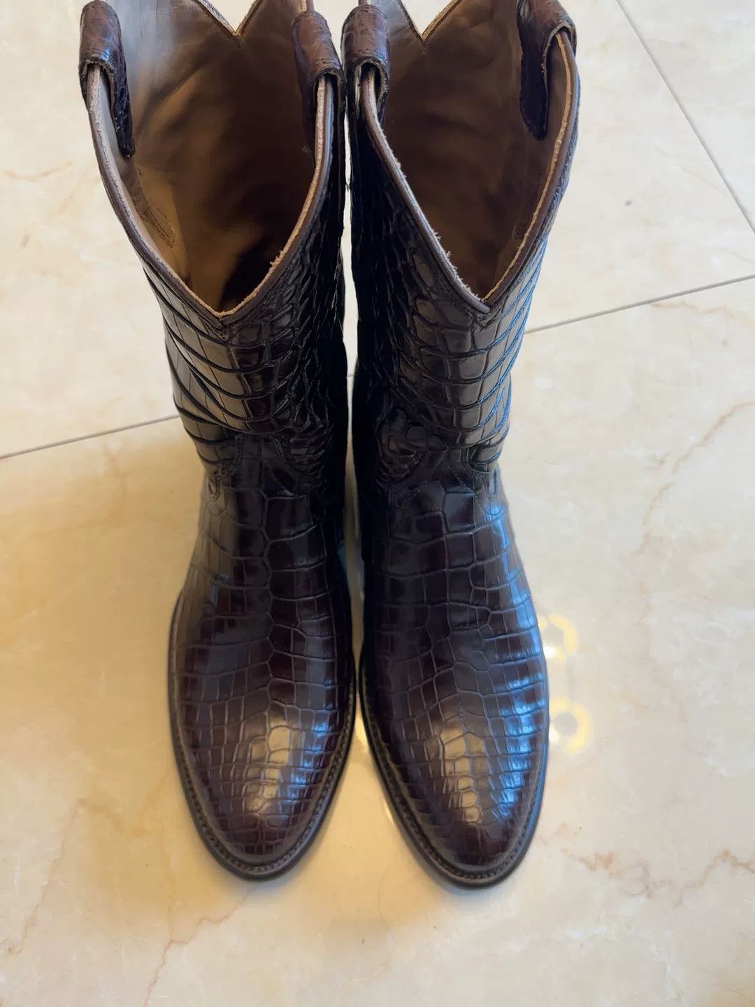 Tecovas TECovas The Marshall Crocodile Boots Size US 10 / EU 43 - 1 Thumbnail
