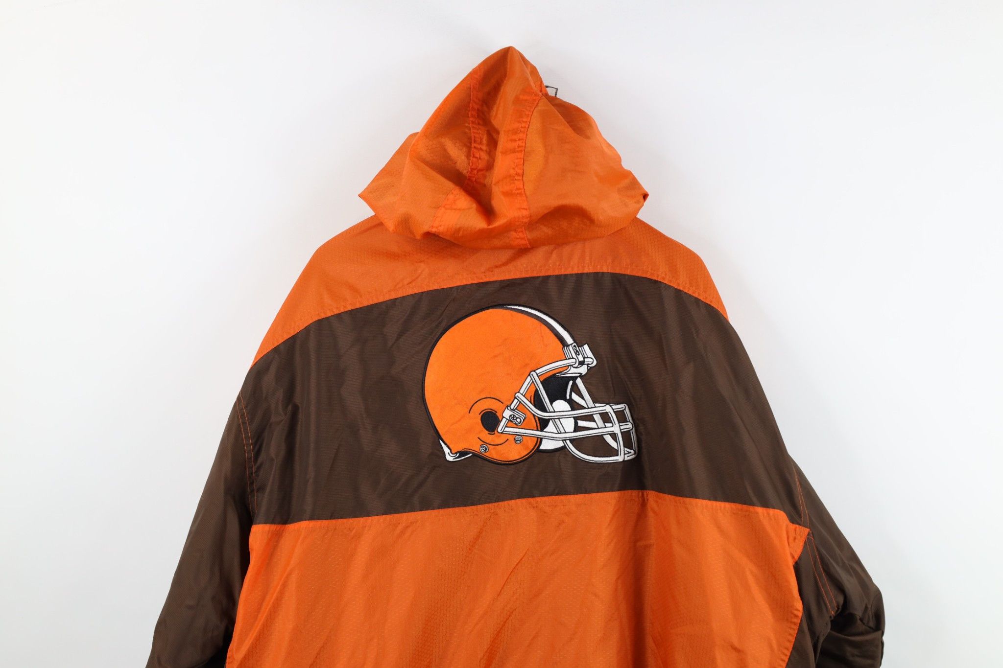 Vintage Vintage 2 In 1 Cleveland Football Hooded Jacket Orange Size US XL / EU 56 / 4 - 8 Thumbnail