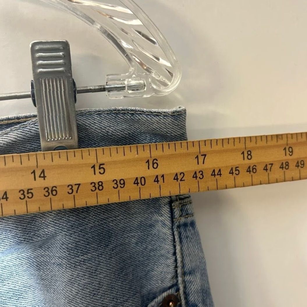 Levi's Levi's 505 Straight Light Blue Washed Denim Jeans Men 34x30 Size 34 Regular Inseam 30 In Size US 34 / EU 50 - 5 Thumbnail