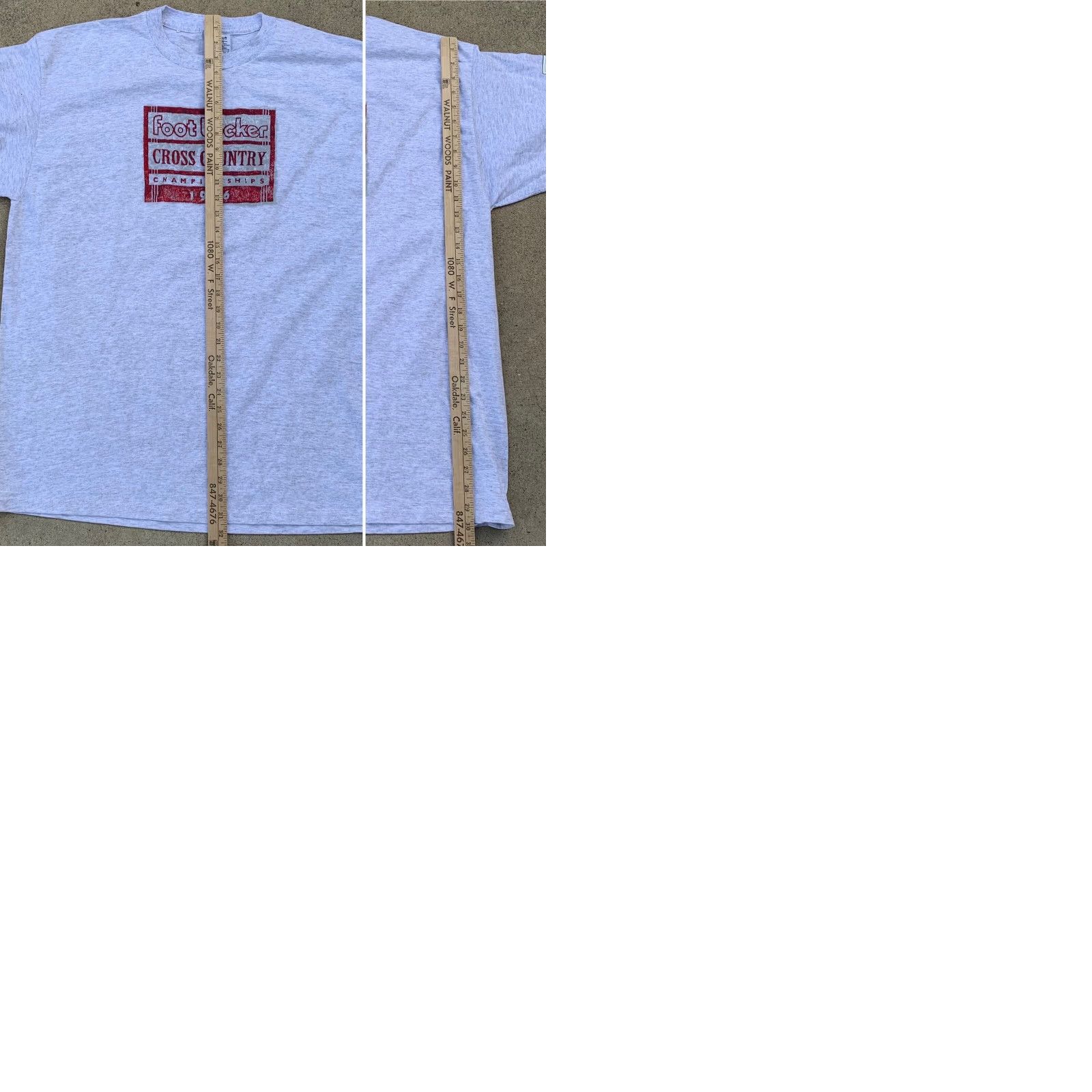 Adidas VINTAGE adidas T-Shirt Foot Locker CROSS COUNTRY CHAMPIONSHIPS 1996 XL Gray Heather Crew Neck Short Sleeve Men Logo 90s Sports USA Size US XL / EU 56 / 4 - 9 Thumbnail