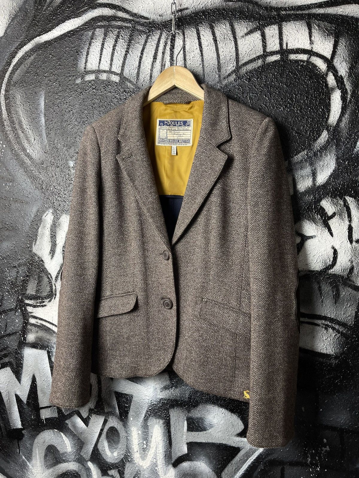 Other Joules Henford Brown Cotton Blazer Jacket Women’s Size M Size M / US 6-8 / IT 42-44 - 1 Thumbnail