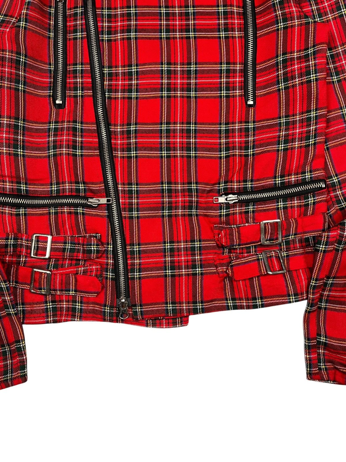 Kris Van Assche Ramones Style Kris Van Assche Bikers Jacket Tartan Size US S / EU 44-46 / 1 - 5 Thumbnail
