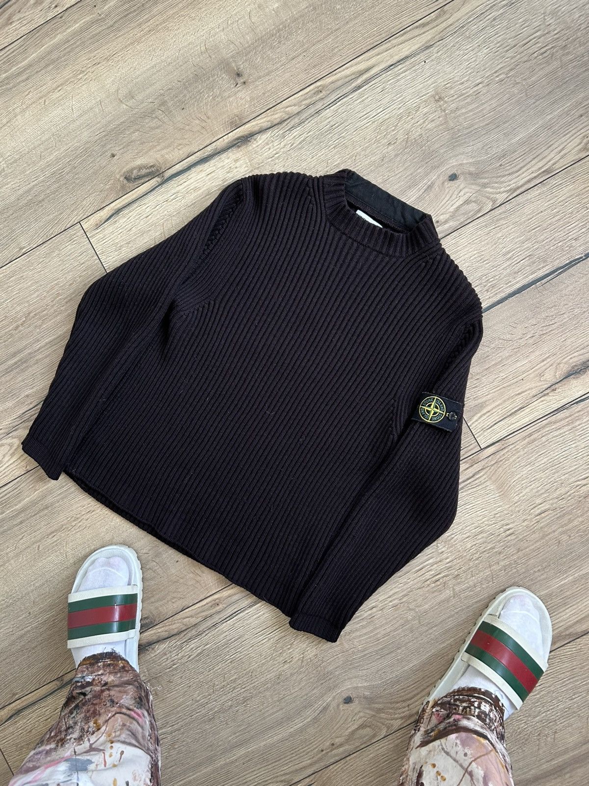 Stone Island stone island vintage sweater a/w 2002 Size US L / EU 52-54 / 3 - 2 Thumbnail