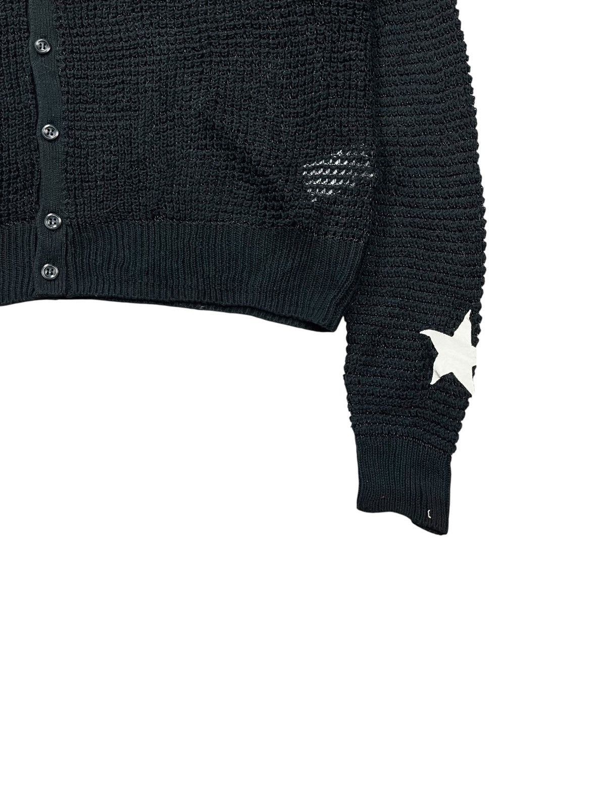 20471120 2000s RNA - Open Knitted/Fish Net Top Cardigan Size US M / EU 48-50 / 2 - 3 Thumbnail