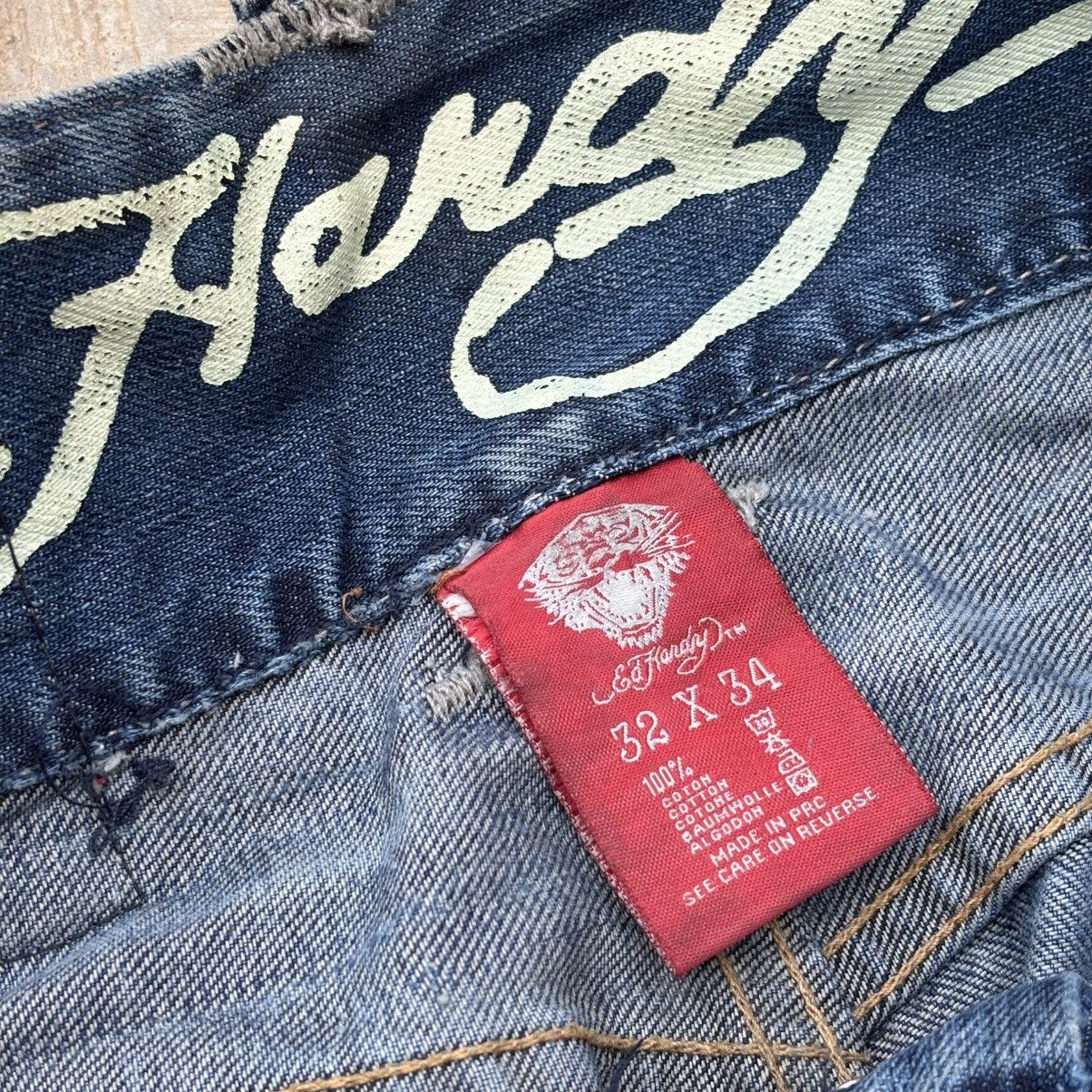 Ed Hardy Vintage 00s Edhardy Y2K Jeans Size US 34 / EU 50 - 9 Thumbnail