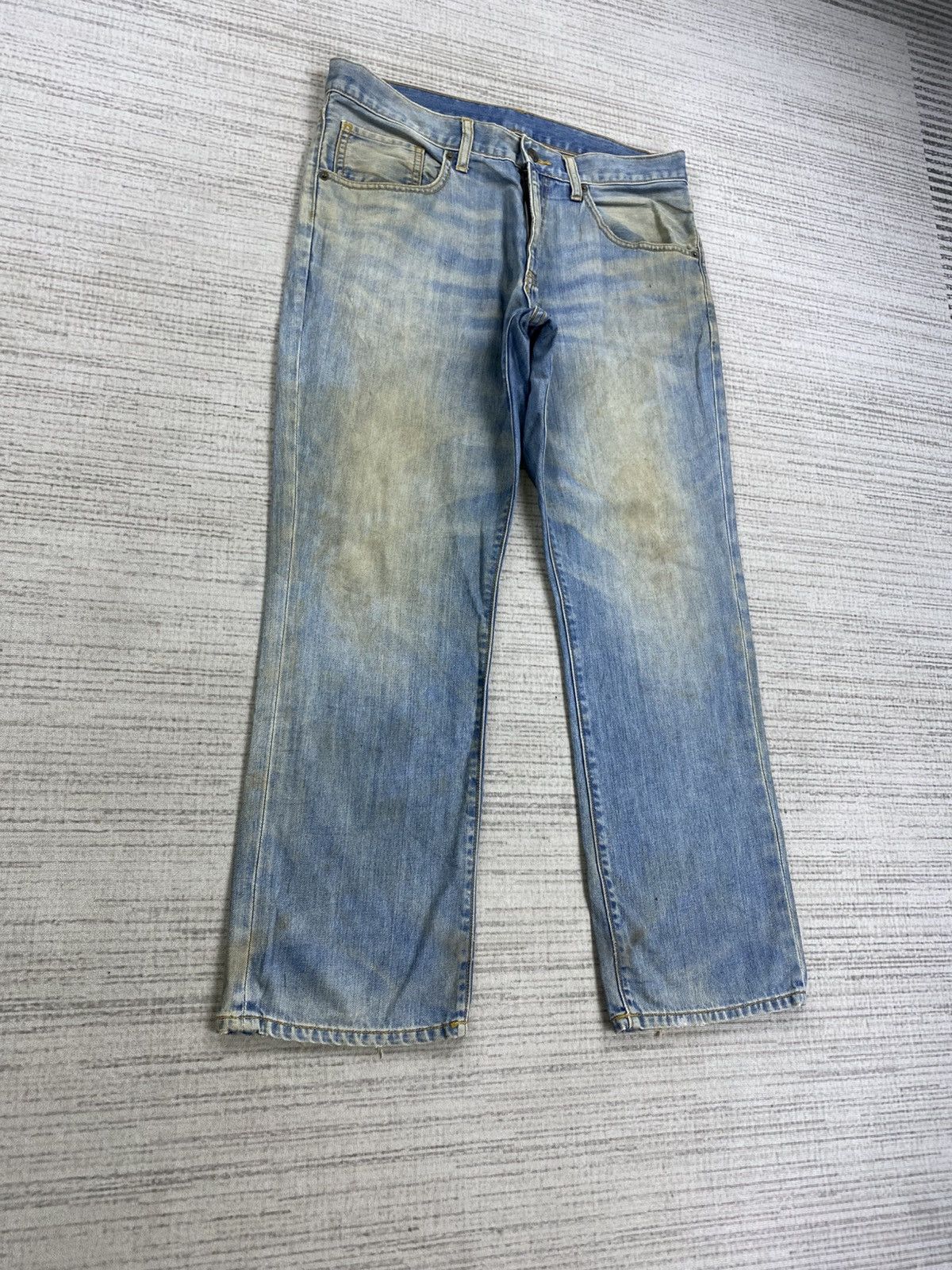 Japanese Brand × Vintage Vintage Topvalu Japanese Brand Distressed Denim Pants Size US 33 - 3 Thumbnail