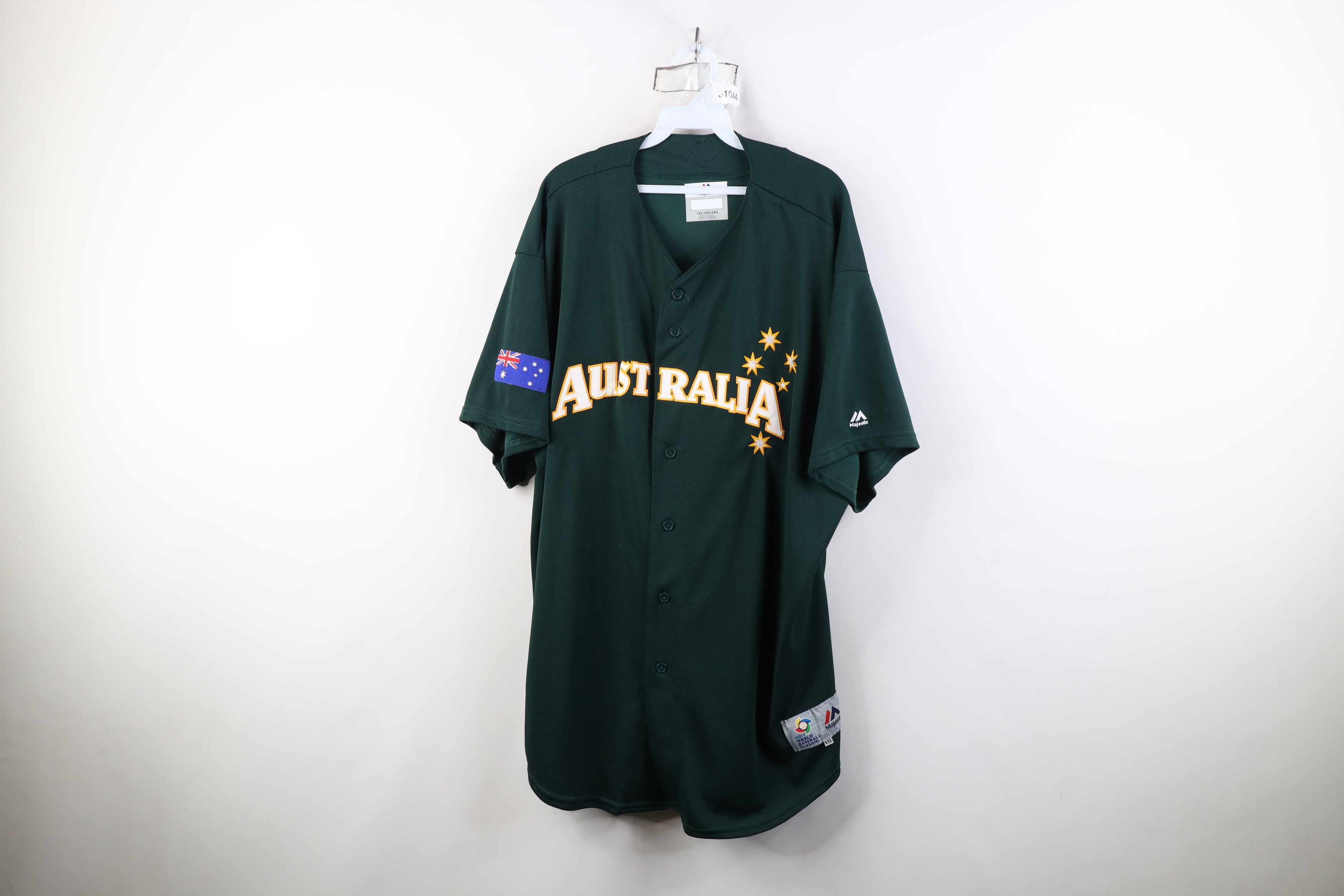 Majestic Majestic Cool Base Baseball Classic Australia Jersey Green Size US XXL / EU 58 / 5 - 1 Thumbnail