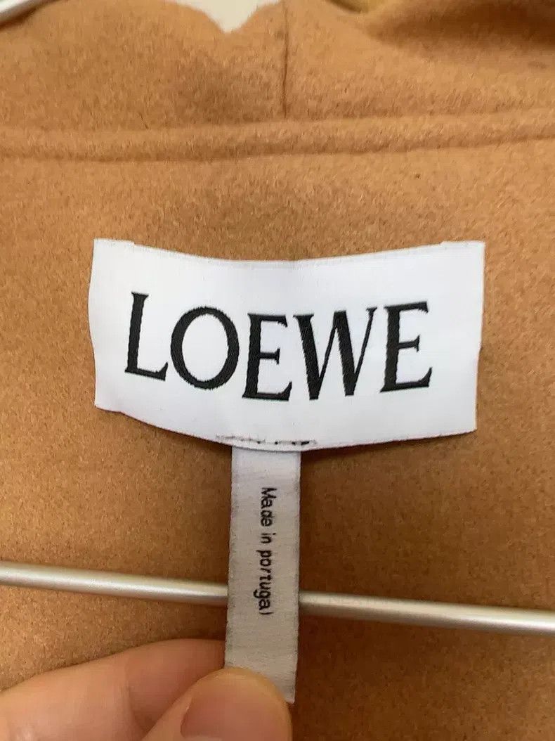 Loewe Loewe Camel Cotton and Wool Blend Hooded Sweatshirt Size US M / EU 48-50 / 2 - 5 Thumbnail