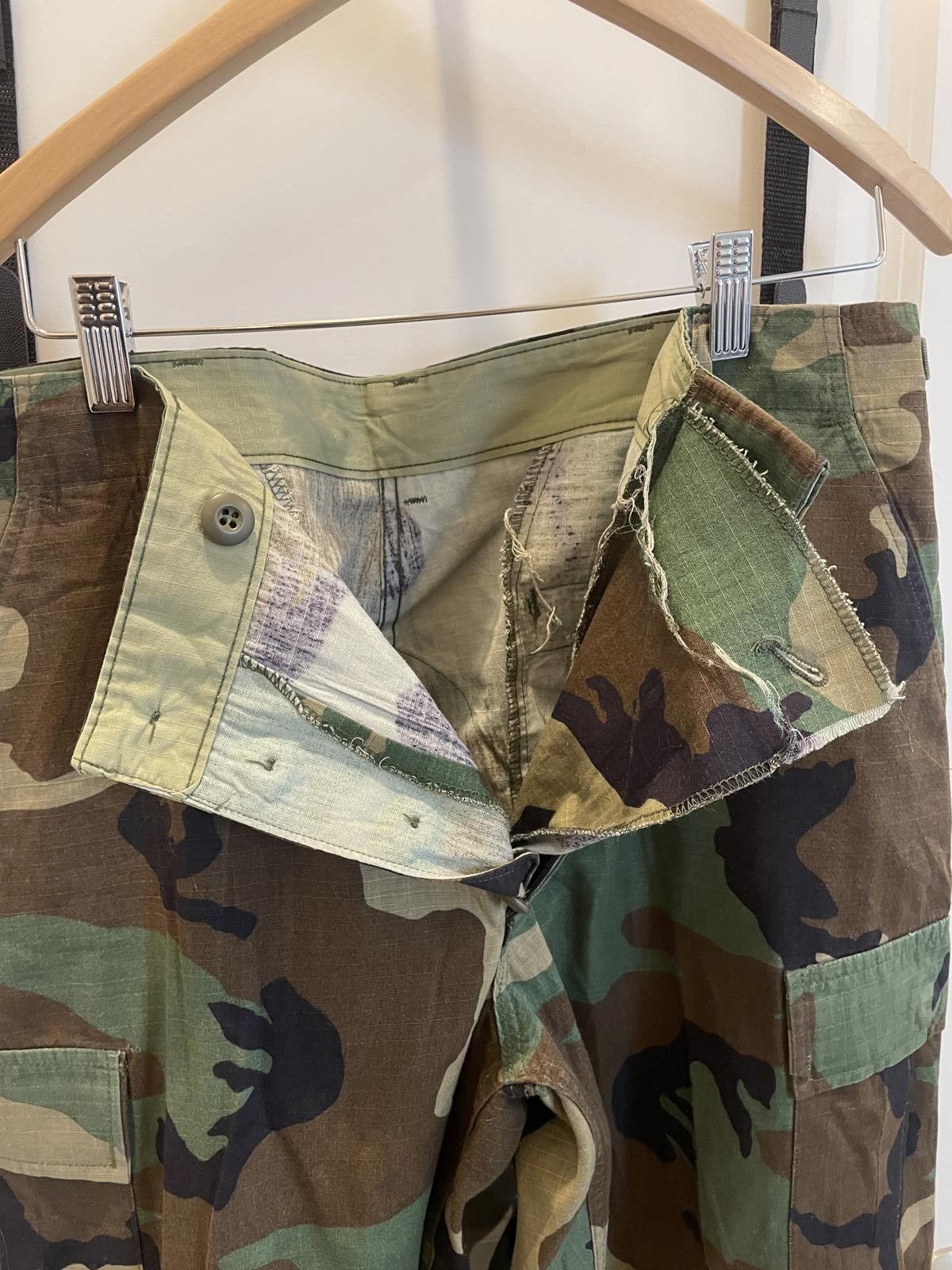 Designer Vintage Camouflage Combat Pants - Military Style Size ONE SIZE - 4 Thumbnail