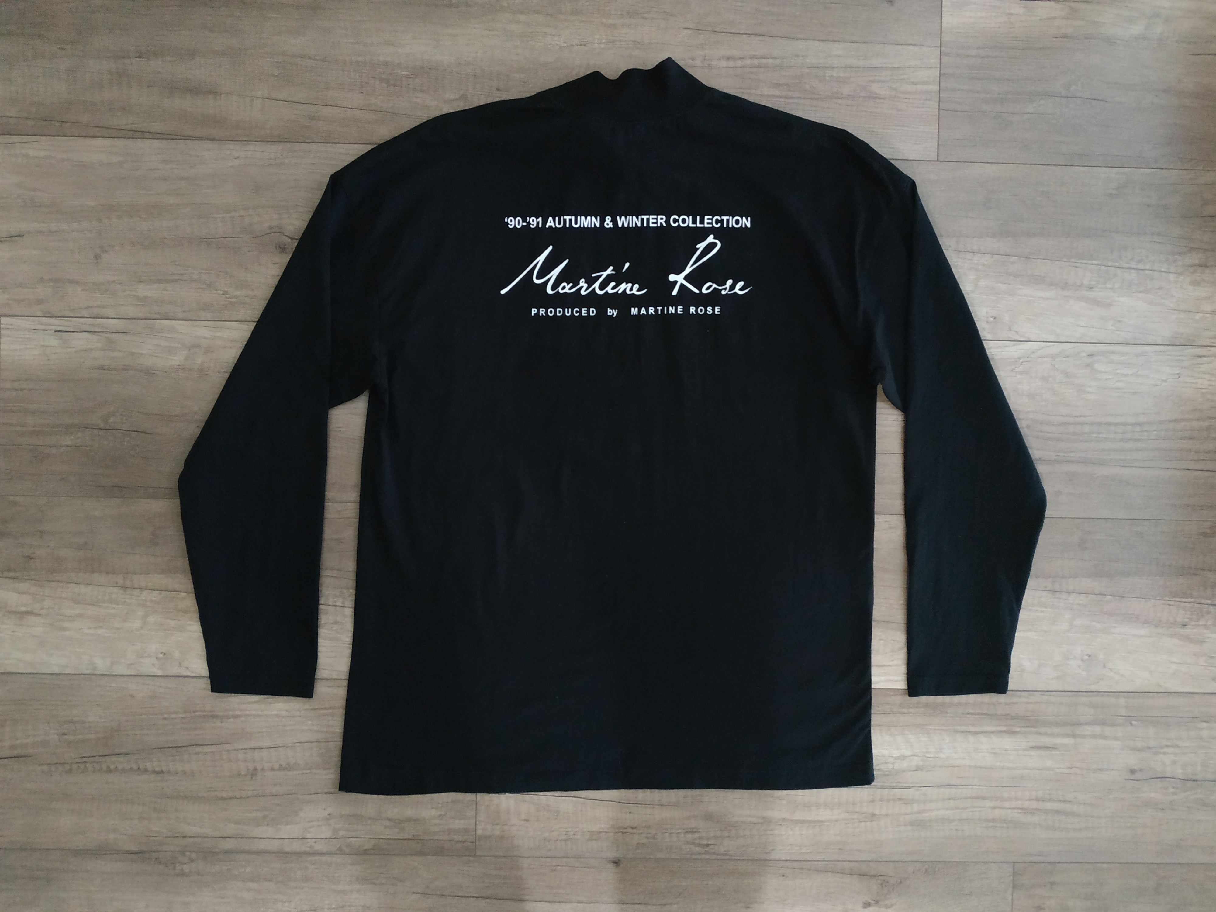 Martine Rose Martine Rose Mock Neck Men's Longsleeve-T-shirt, s. MEDIUM Size US M / EU 48-50 / 2 - 1 Thumbnail