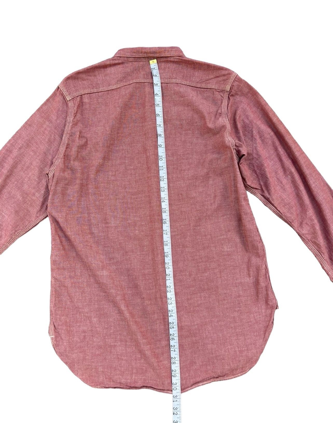 Sunny Sports Sunny Sports Japan Red Chambray Work Shirt Size US M / EU 48-50 / 2 - 5 Thumbnail