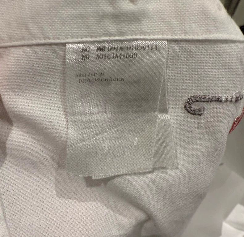 Thom Browne Thom Browne size2 Embroidered shirt with white embroidery Size US M / EU 48-50 / 2 - 5 Thumbnail