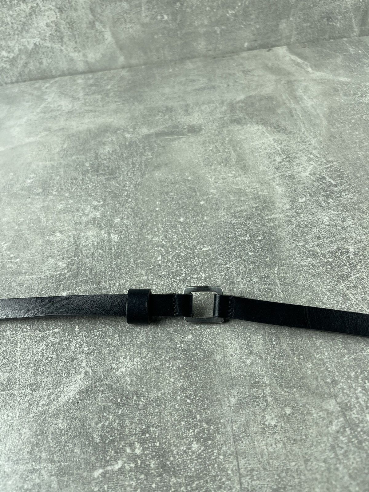 Dolce & Gabbana Dolce & Gabbana Genuine Leather Logo Plate Buckle Belt Black Size ONE SIZE - 3 Thumbnail